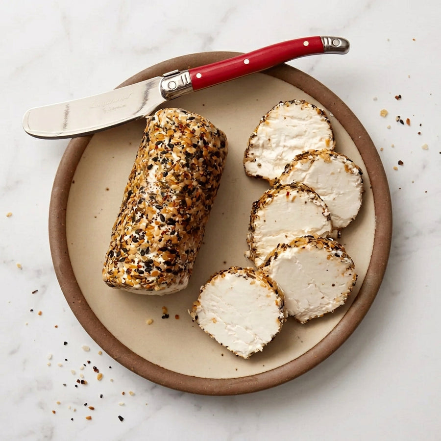 Everything Bagel Goat Cheese.