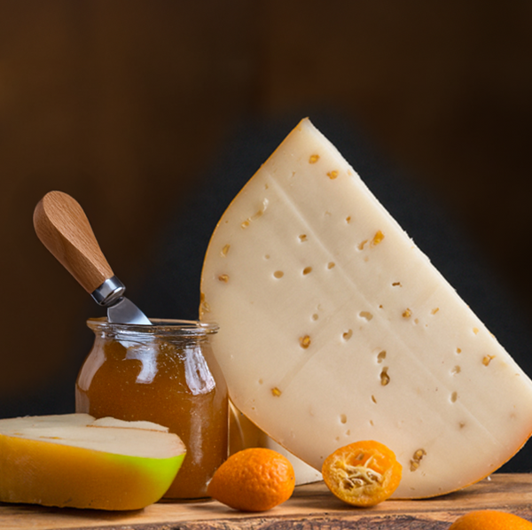 Fenugreek Gouda cheese