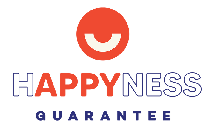 30-Day Happyness Guarantee