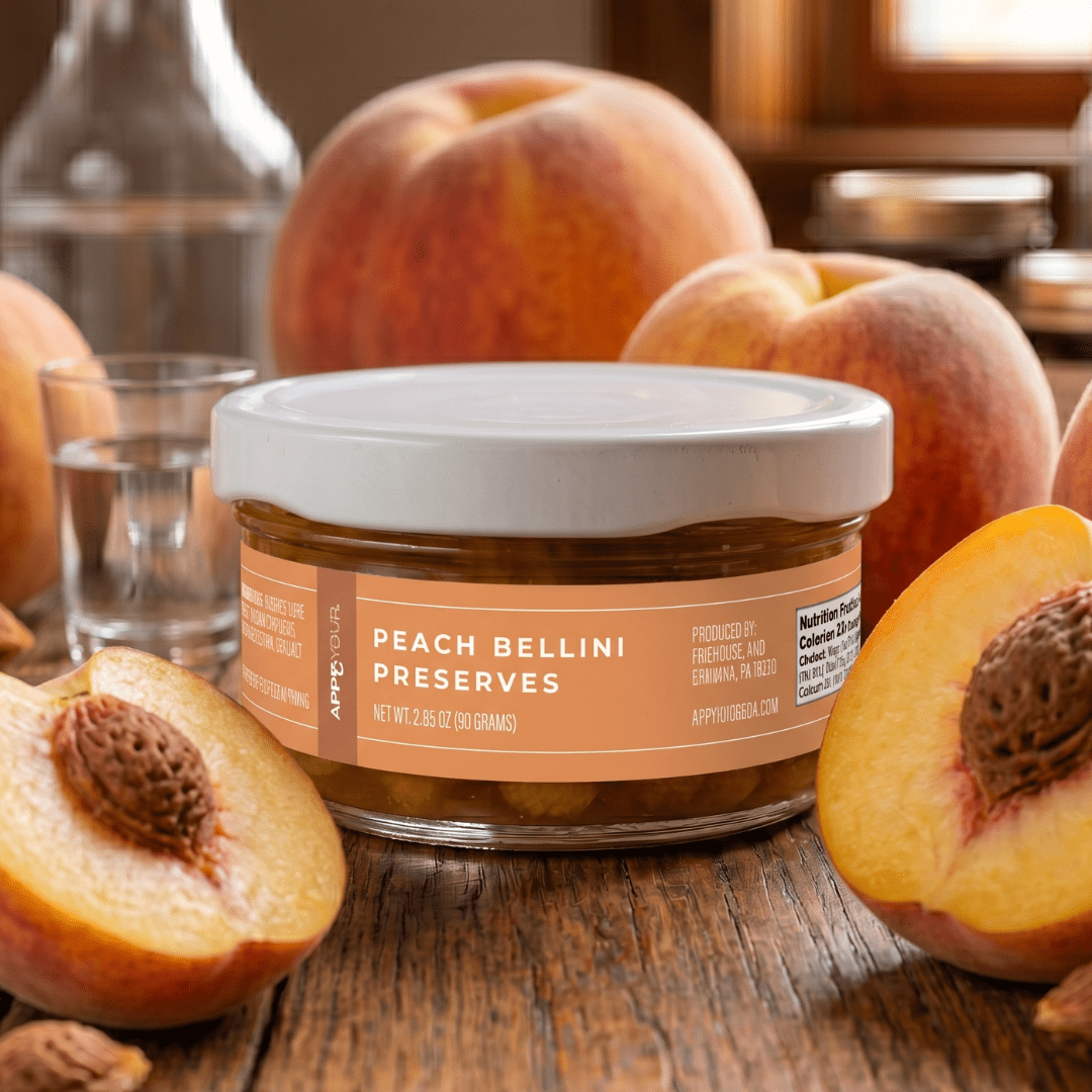 Peach Bellini Preserves