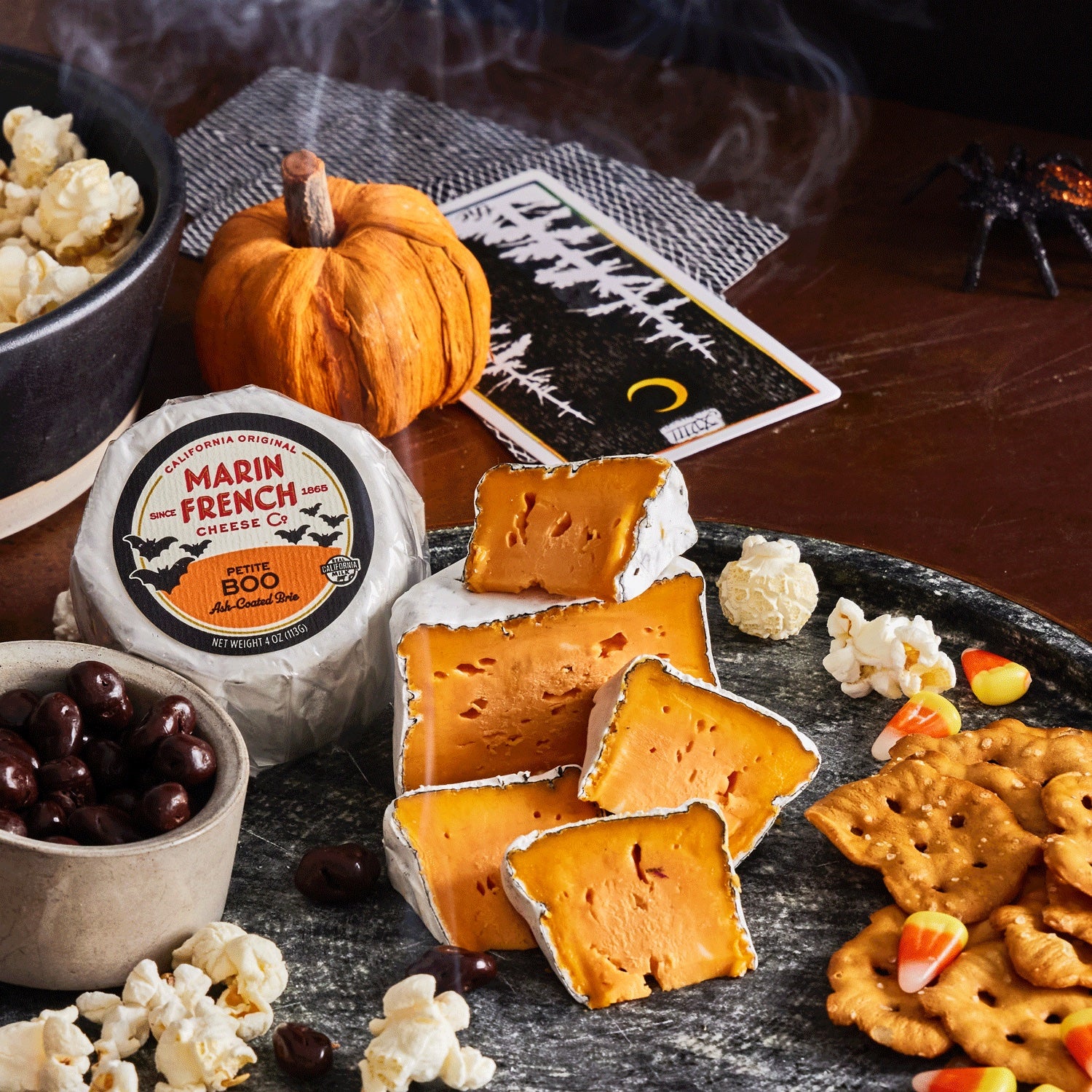 Petit Boo Ash-Coated Triple Crème Brie