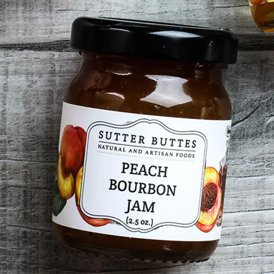 Spiced Peach Bourbon Jam