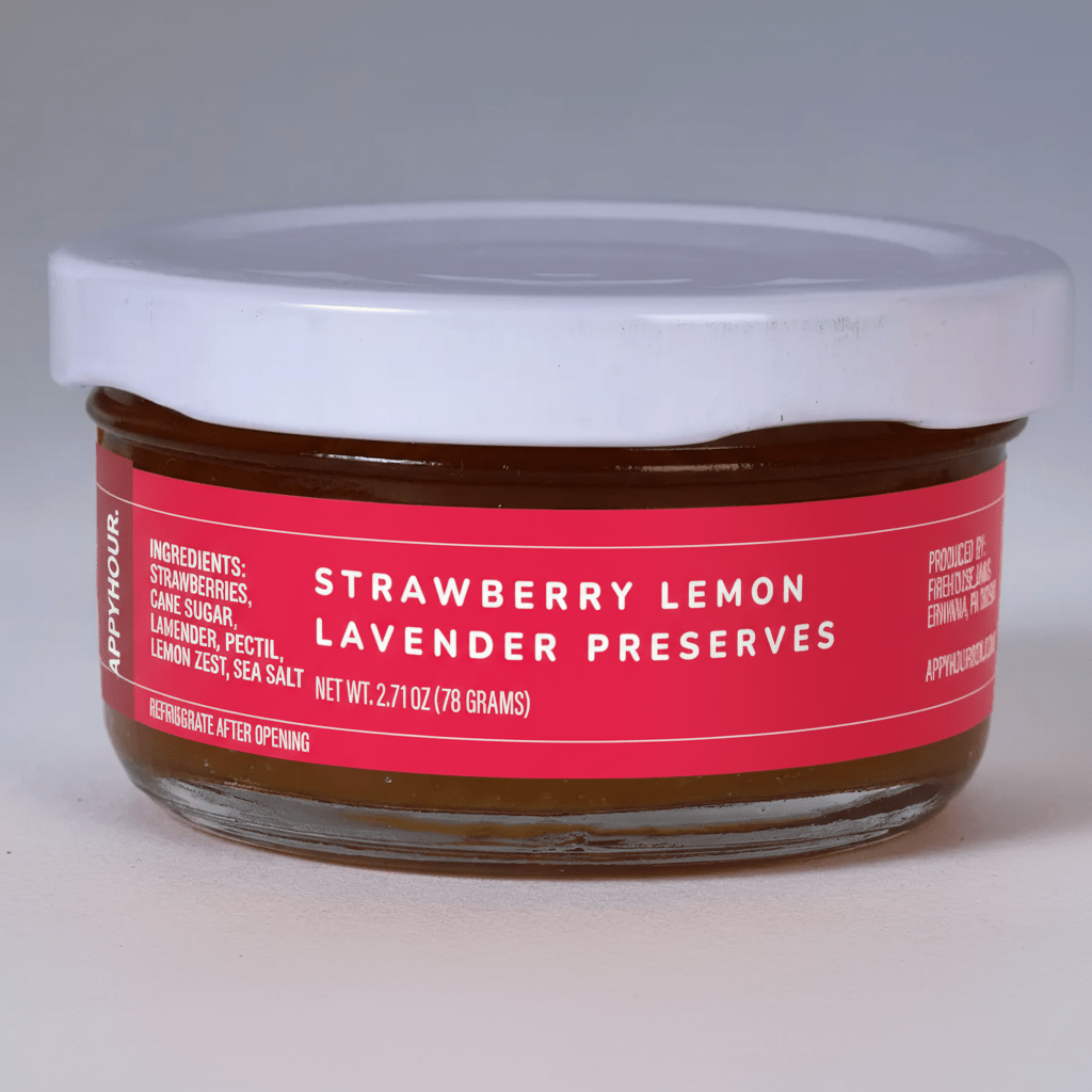 Strawberry Lemon Lavender Preserves