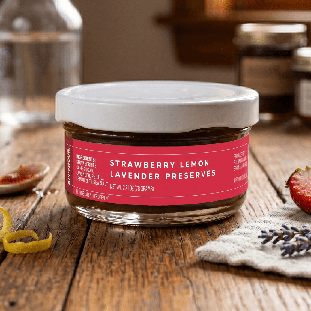 Strawberry Lemon Lavender Preserves
