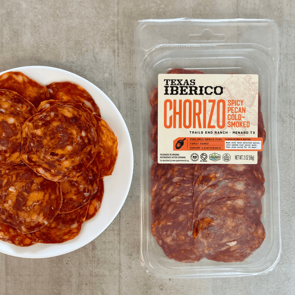 Spicy Pecan Smoked Chorizo Iberico